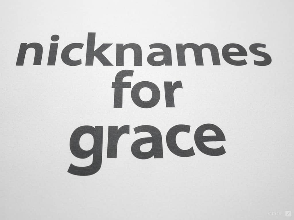grace nicknames