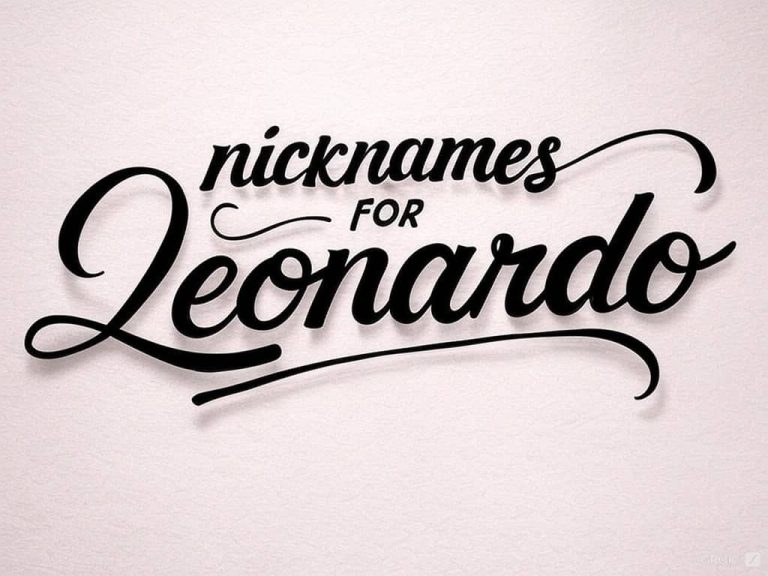 Leonardo Nicknames